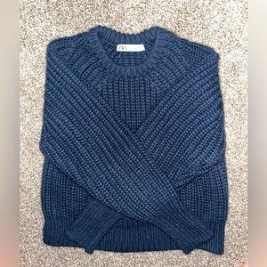 Zara Chunky Wool Blend Sweater